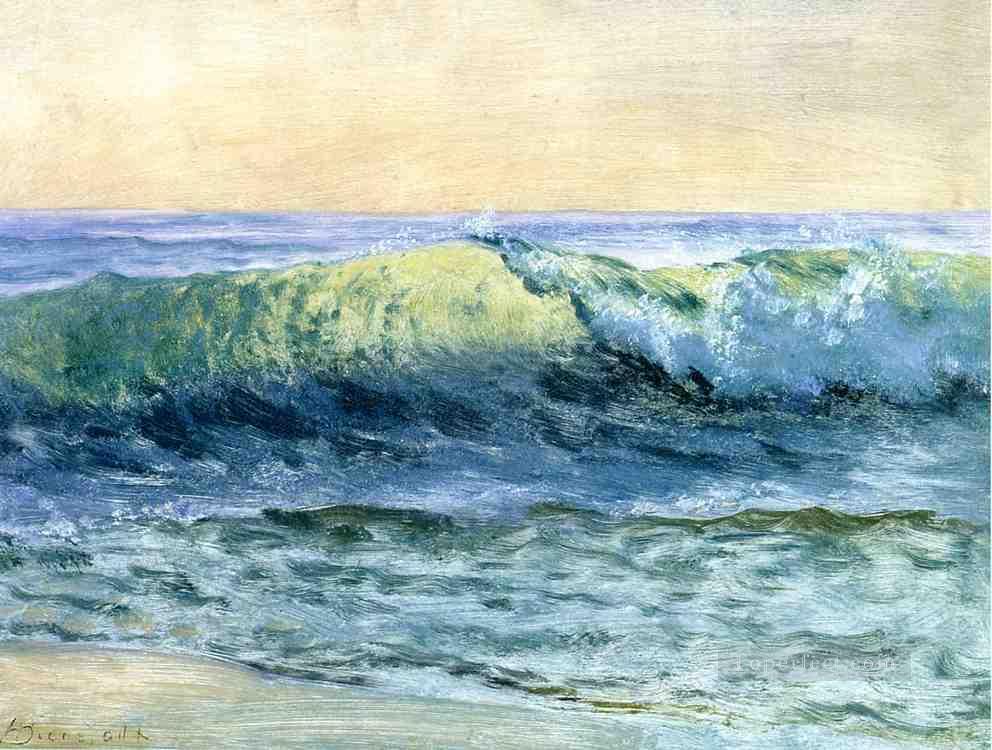 Albert Bierstadt El paisaje marino de las olas Pintura al óleo